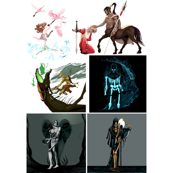 Mytiske Vektor Illustrationer Bundle - Fortryllende SVG & PNG Cliparts Mytiske Vektor Illustrationer Bundle - Fortryllende SVG & PNG Cliparts