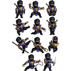 Chiến Binh Ninja Hình Mẫu - Bó
