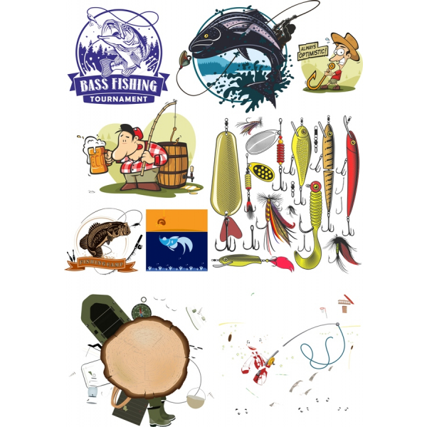 Bass Fishing Clipart Bundle - Vektor-Illustrationen für Angeln Projekte Bass Fishing Clipart Bundle - Vektor-Illustrationen für Angeln Projekte