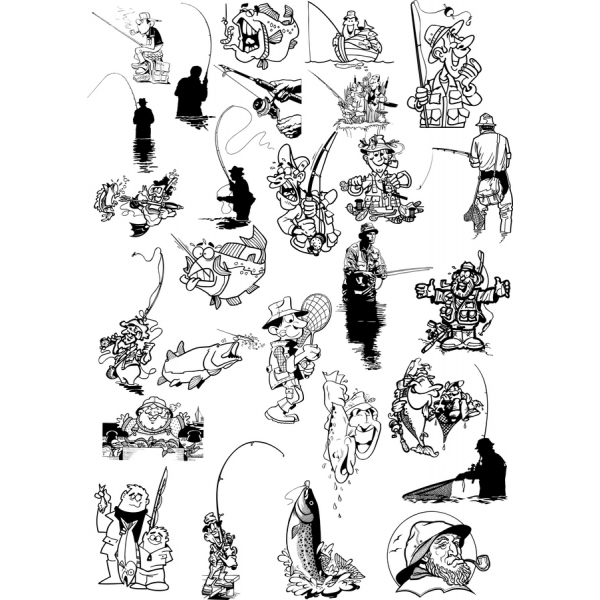 ตกปลาการผจญภัยเว็กเตอ Clipart สวมเสื้อกันหนาวได้ ตกปลาการผจญภัยเว็กเตอ Clipart สวมเสื้อกันหนาวได้