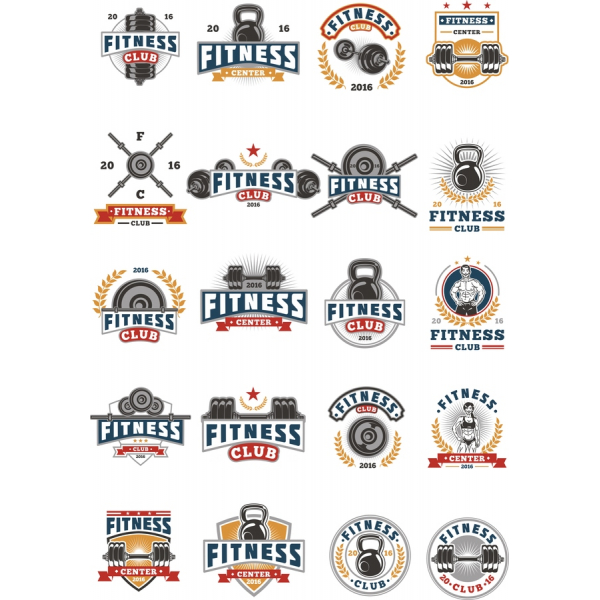 Wektor zestaw dla klubu fitness klasy premium - Clipart SVG i PNG Wektor zestaw dla klubu fitness klasy premium - Clipart SVG i PNG