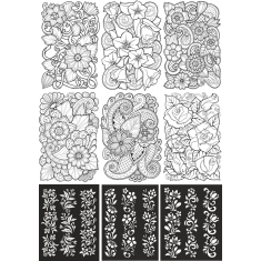 Blommig Bundle - Clipart Set