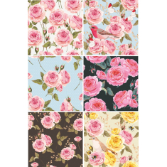 Vintage Floral Clipart Bundle - Elegant Rose