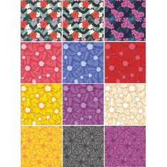 Blommig Bliss Bunt