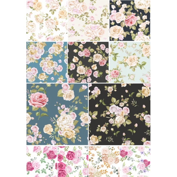 Floral Vektor-Clipart-Bundle Floral Vektor-Clipart-Bundle