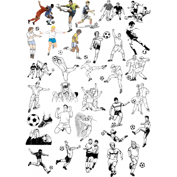 Jalgpalli Vector Pilte Set - Dünaamiline SVG-ja PNG-Illustratsioonid Jalgpalli Vector Pilte Set - Dünaamiline SVG-ja PNG-Illustratsioonid