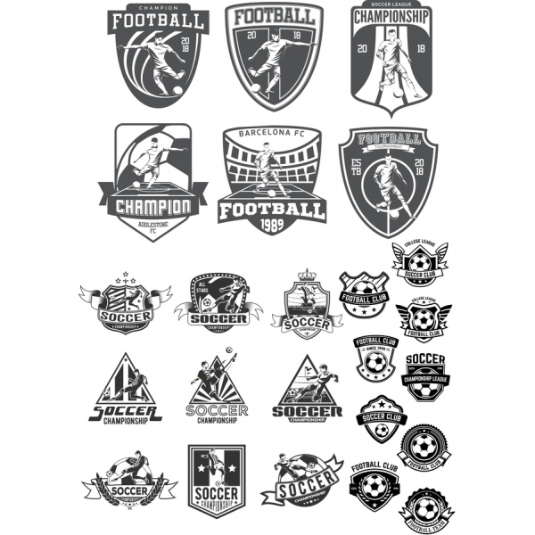 Fußball-Clipart-Bundle - Premium-Vektor-Illustrationen Fußball-Clipart-Bundle - Premium-Vektor-Illustrationen
