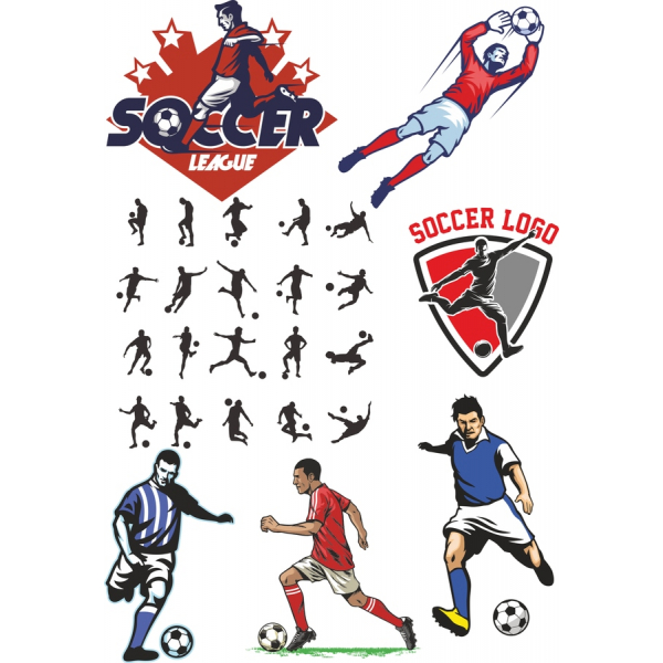 Fodbold Vektor Clipart Bundle - Premium-SVG & PNG Illustrationer Fodbold Vektor Clipart Bundle - Premium-SVG & PNG Illustrationer