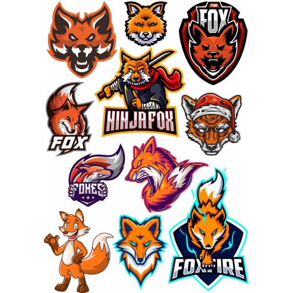 Fox Vector Clipart Bundle - 10 Unique SVG & PNG Illustrations Fox Vector Clipart Bundle - 10 Unique SVG & PNG Illustrations