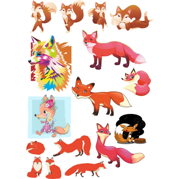 فاکس Vector Clipart بسته نرم افزاری - شایان ستایش, SVG و PNG تصاویر فاکس Vector Clipart بسته نرم افزاری - شایان ستایش, SVG و PNG تصاویر