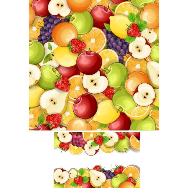 Ovoce Clipart Vector Set - Živé a Univerzální Vzory Ovoce Clipart Vector Set - Živé a Univerzální Vzory