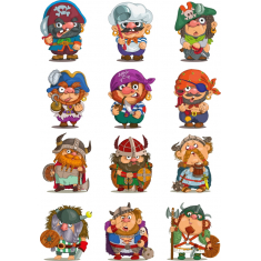 Lunatique Pirate et Viking Jeu
