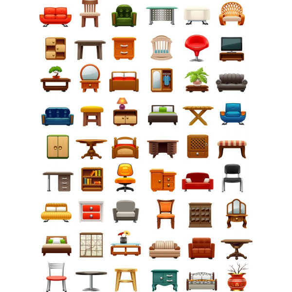 Vettore di Mobili Clipart Set - di Alta Qualità in formato SVG & PNG Illustrazioni Vettore di Mobili Clipart Set - di Alta Qualità in formato SVG & PNG Illustrazioni