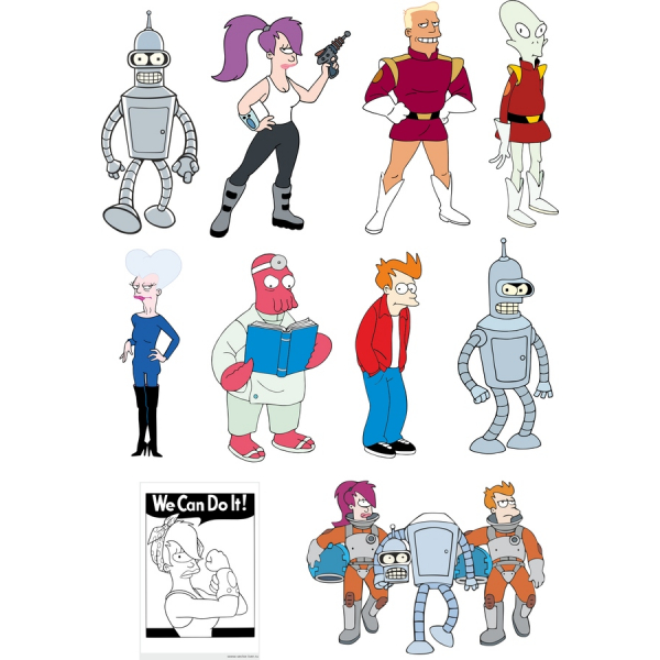 Futuristisk Vektor Tegn Bundle | SVG & PNG Futuristisk Vektor Tegn Bundle | SVG & PNG