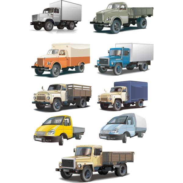 Vintage Vehicul Vector Clipart Set Vintage Vehicul Vector Clipart Set