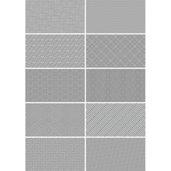 Intricate Black and White Vector Patterns Bundle | SVG & PNG Intricate Black and White Vector Patterns Bundle | SVG & PNG
