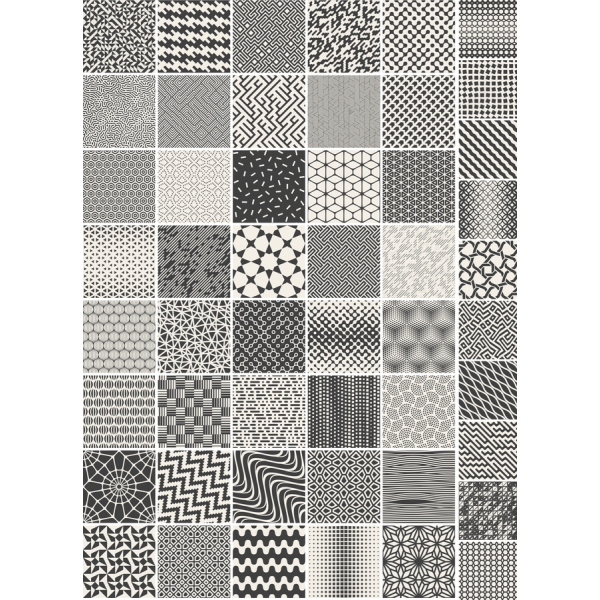 Dynamic Black and White Patterns Vector Set Dynamic Black and White Patterns Vector Set