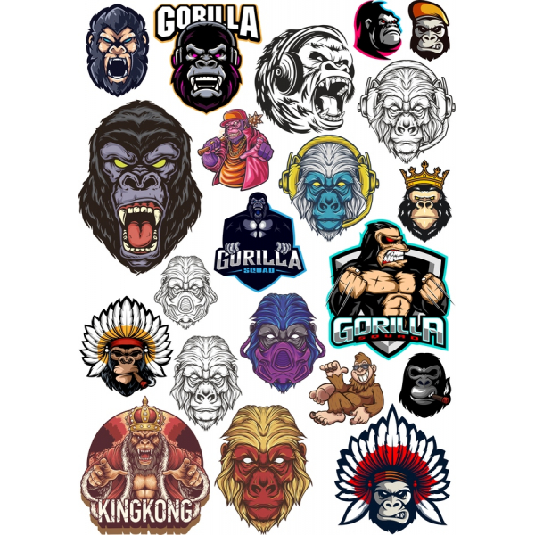 Gorilla Clipart เว็กเตอสวมเสื้อกันหนาวได้-Vibrant SVG และออกแบบ PNG Gorilla Clipart เว็กเตอสวมเสื้อกันหนาวได้-Vibrant SVG และออกแบบ PNG