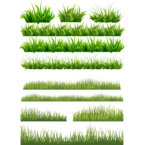 หญ้าเว็กเตอ Clipart สวมเสื้อกันหนาวได้-Versatile และสูงคุณภาพ Illustrations