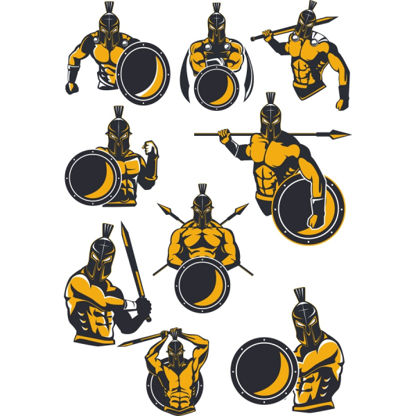ແກ Warrior Vector ຮູບແຕ້ມັດ ແກ Warrior Vector ຮູບແຕ້ມັດ