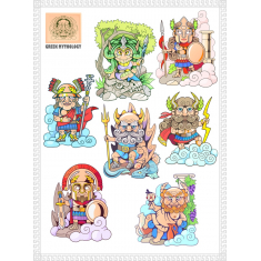 Mythology Clipart Collection — Gods, Heroes & Legendary Creatures