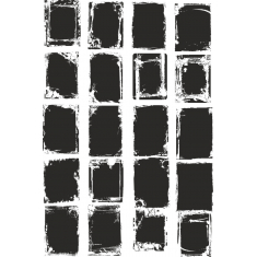 Uppskerutími Grunge Ramma Clipart Setja