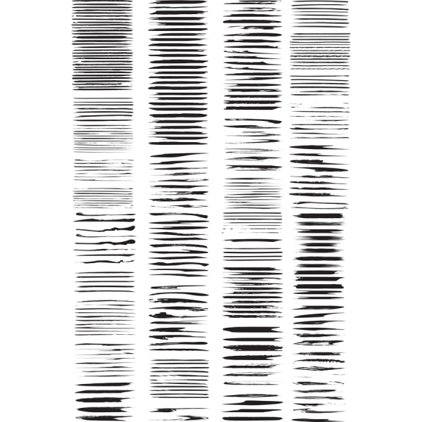 Premium Brush Stroke Vector Clipart Set
