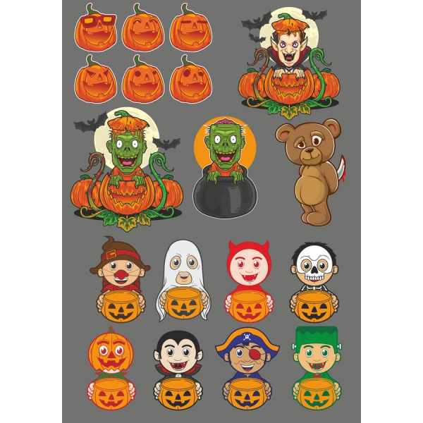 Halloween Vector Clipart Bundle Halloween Vector Clipart Bundle