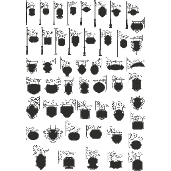 ነፃ Signage ቅድሚያ Clipart ስብስብ