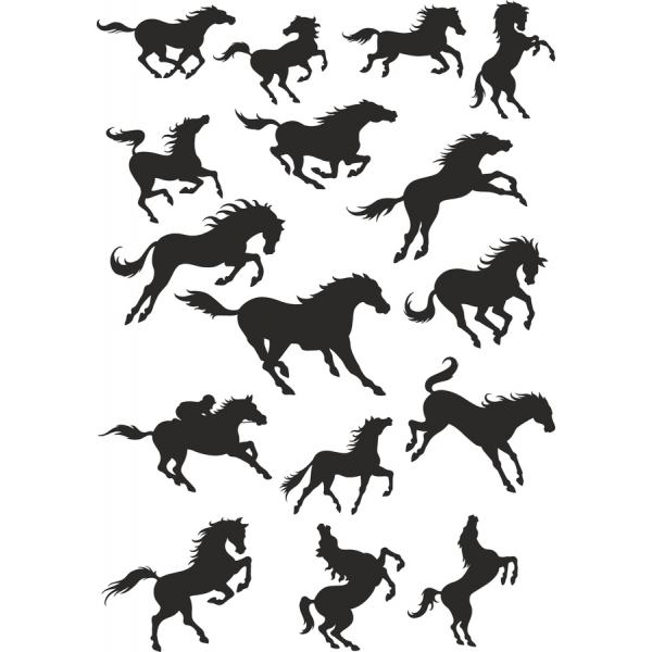 Dinamic Cal Siluete Vector De Colectare Dinamic Cal Siluete Vector De Colectare