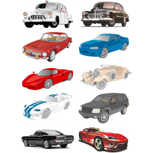 Vetor de Carro Clipart Bundle - 10 Exclusivo SVG Ilustrações Vetor de Carro Clipart Bundle - 10 Exclusivo SVG Ilustrações