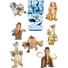 Ice Age 2 Karakter Indsamling