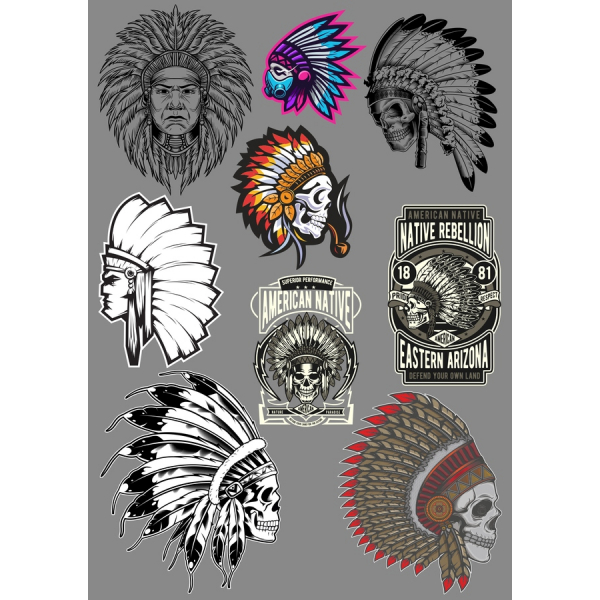 بومیان آمریکا, Vector Clipart بسته نرم افزاری