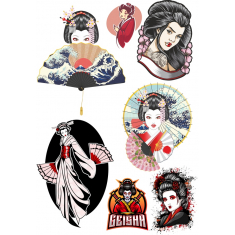 Geisha สวมเสื้อกันหนาวได้-ตั้งค่า