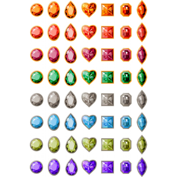 Gemstone Vector Clipart Bundle - Stunning SVG and PNG Illustrations Gemstone Vector Clipart Bundle - Stunning SVG and PNG Illustrations