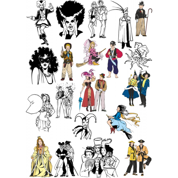 غریب Vector Clipart بسته نرم افزاری - 25 منحصر به فرد تصاویر غریب Vector Clipart بسته نرم افزاری - 25 منحصر به فرد تصاویر