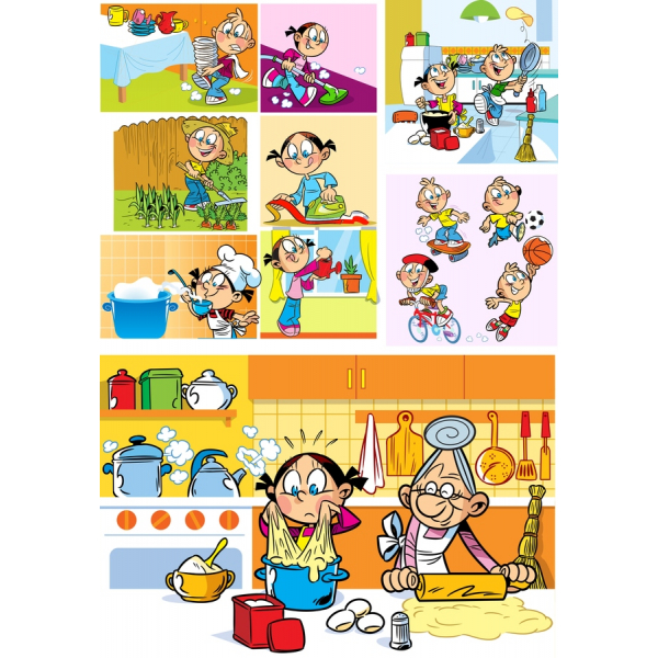Everyday Adventures Vector Clipart Set Everyday Adventures Vector Clipart Set