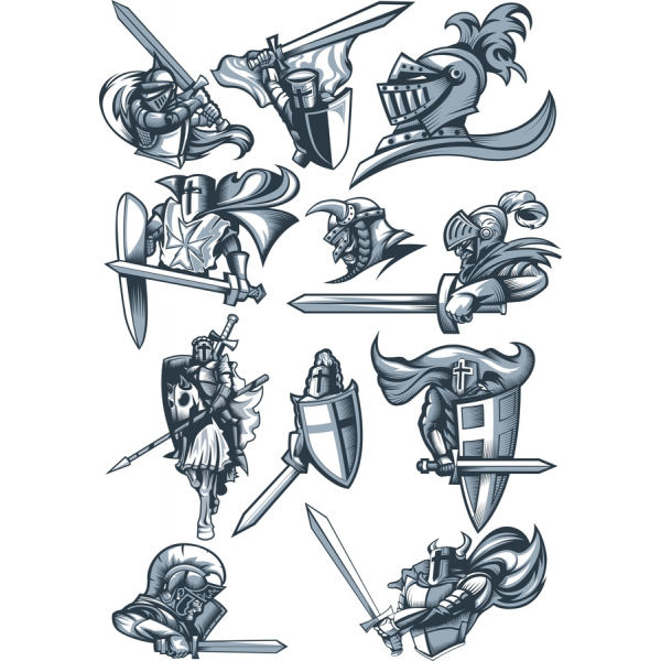 Premium Cavaliere Illustrazioni Vettoriali Bundle Premium Cavaliere Illustrazioni Vettoriali Bundle