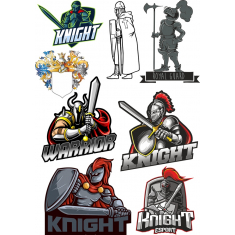 Knights &amp; المحاربين مجموعة