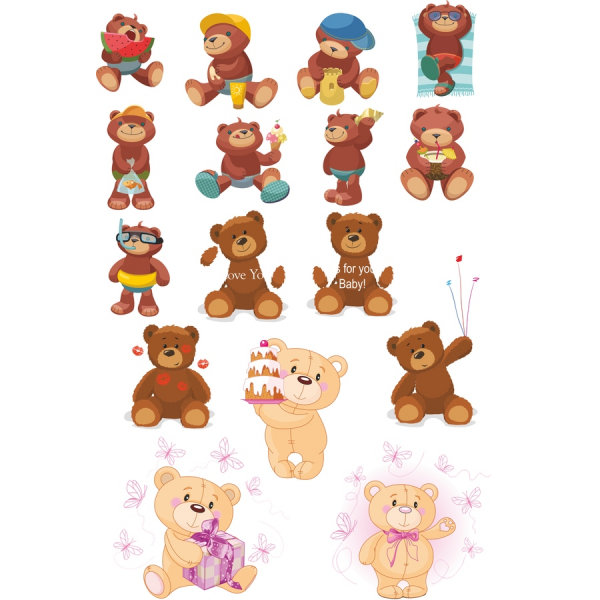น่ารักจังหมีเว็กเตอ Illustrations สวมเสื้อกันหนาวได้ น่ารักจังหมีเว็กเตอ Illustrations สวมเสื้อกันหนาวได้