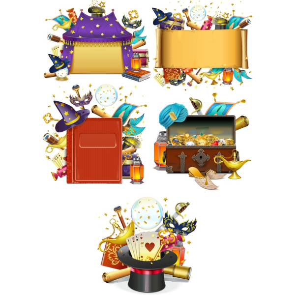 Magic Clipart Bundle - Feeric Vector Ilustrații Magic Clipart Bundle - Feeric Vector Ilustrații