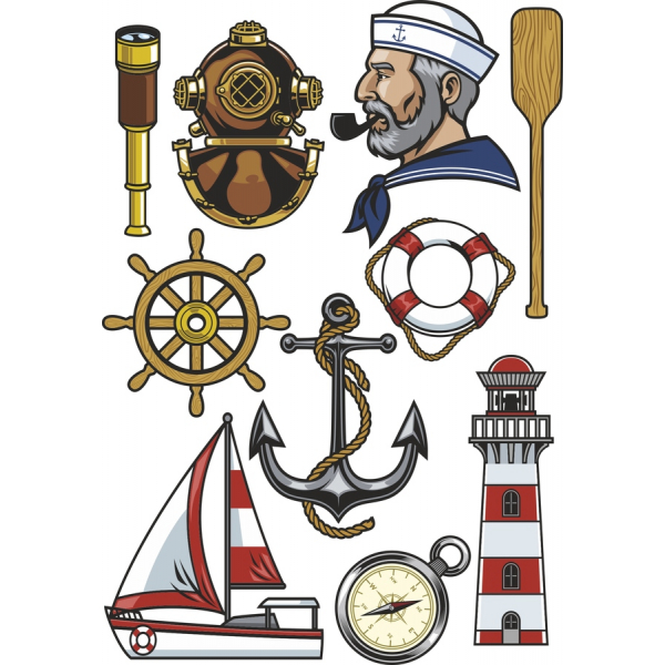 Nautical Adventure Vector Clipart Bundle Nautical Adventure Vector Clipart Bundle