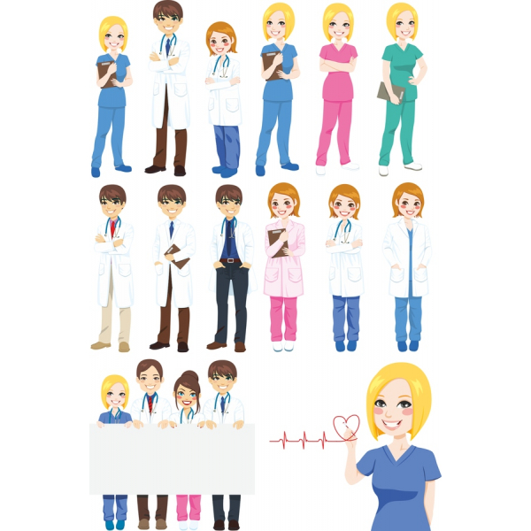 ደረጃ ሕክምና ባለሙያዎች Clipart ስብስብ ደረጃ ሕክምና ባለሙያዎች Clipart ስብስብ