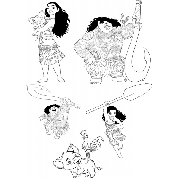 Moana Caratteri Vettoriali SVG & PNG Download Moana Caratteri Vettoriali SVG & PNG Download