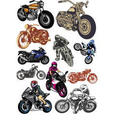 Motorrad Set