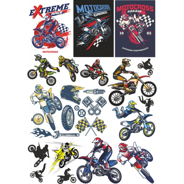 Motocross وکتور کلیپ آرت, بسته نرم افزاری, Motocross وکتور کلیپ آرت, بسته نرم افزاری,