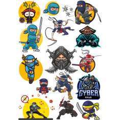 Ninja Clipart Σύνολο - Υψηλό-Ποιότητα