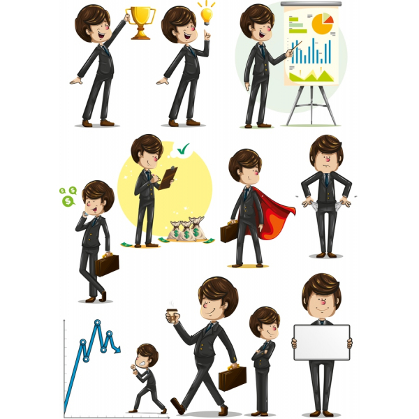 Business-Erfolg-Vektor-Clipart-Bundle Business-Erfolg-Vektor-Clipart-Bundle