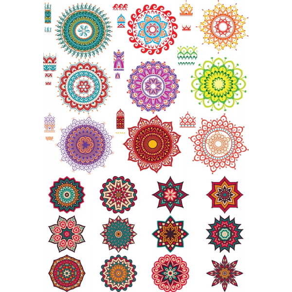 ماندالا Vector Clipart بسته نرم افزاری | پر جنب و جوش, SVG و PNG تصاویر ماندالا Vector Clipart بسته نرم افزاری | پر جنب و جوش, SVG و PNG تصاویر