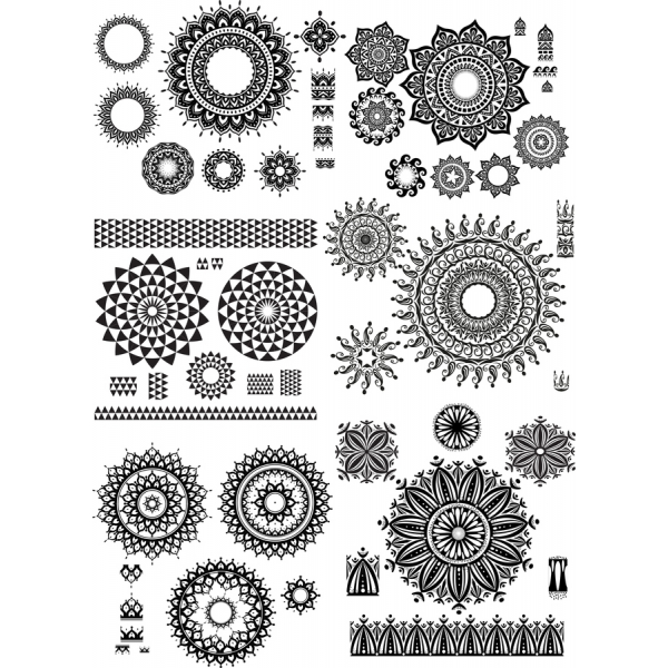 Premium-Mandala Vektor Illustrationer Sæt Premium-Mandala Vektor Illustrationer Sæt